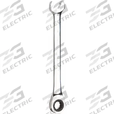 JONARD TOOLS Combination Wrench: Alloy Steel, Chrome, 7/16 in Head Size - SAE 12-Point Ratcheting Combination Wrenches