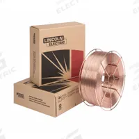 LINCOLN ELECTRIC MIG Welding Wire: Carbon Steel, ER70S-6, 1/16 in, 44 lb, Steel Spool, SuperArc L-59 (MPN ED032968). Key specifications — Brand: LINCOLN ELECTRIC; Spool Type: Steel Spool; Tensile Strength (As Welded) (Merch): 86 ksi; Yield Strength (As Welded) (Merch): 70 ksi.