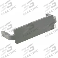 NATIONAL GUARD End Cap: Self-Adhesive Mounting, Std, Steel, 1 5/16 in Overall Lg, 1/2 in Overall Wd (MPN 9945EC). Key specifications — Color: Gray; Mounting Style: Self-Adhesive; Brand: NATIONAL GUARD; Material: Steel; Adhesive Bond: Standard.