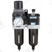 WILKERSON Filter/Regulator/Lubricator: 3/8 in NPT, 110 cfm, 250 psi Max Op Pressure, 5 micron (MPN D28-03-FLG0B). Key specifications — attr109588: D28; attr109524: WILKERSON.