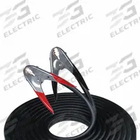 BAYCO Booster Cables: Crimped, 2 AWG, Parrot Jaw, 20 ft Cable Lg, Black, 500 A Max Current (MPN SL-3029). Key specifications — Cable Connection Type: Crimped; Cable Wire Gauge: 2 AWG; Jaw Type: Parrot Jaw; Cable Jacket Color: Black; Brand: BAYCO.