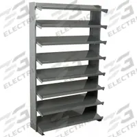 AKRO-MILS Pick Rack: 36 in x 12 in x 60 in, 1 Sided, 0 Bins, 8 Shelves (MPN APRS). Key specifications — Includes Bins: No; Frame Color: Gray; Frame Material: Steel; Brand: AKRO-MILS.