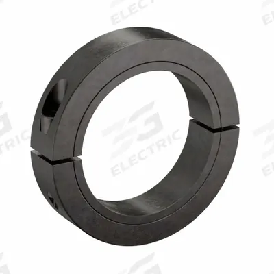 RULAND MANUFACTURING Shaft Collar: 2-Piece, Inch, Round, Clamp On, 4 3/8 in Bore Dia - Heavy-Duty Shaft Collars