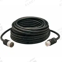 SOUTHWIRE Temporary Power Cable: 100 ft Cord Lg, 125/250V AC, CS6364/6365, CS6364/6365, 4 Wires (MPN 19190008). Key specifications — Compatible with Grainger Part Number: 4HDX1; Connector End Connection Type: CS6364/6365; Plug End Connection Type: CS6364/6365; Voltage Rating: 125/250V AC; Wire Size: 6 AWG; Brand: SOUTHWIRE.