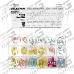 MASTER APPLIANCE Wire Connector Kit: 115 Pieces, 22 AWG – 10 AWG Wire Sizes (MPN 10600). Key specifications — Manufacturer Part Number: 10600; Brand: MASTER APPLIANCE; Includes: (5) Yellow #10 Stud; Series: Multiseal™.