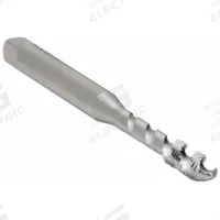 CLEVELAND Spiral Flute Tap: #4-40 UNC, H2 / 2B, 2 Flute, Plug Chamfer, High Speed Steel (MPN C58515)