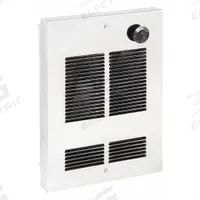 DAYTON Recessed Electric Wall-Mount Heater: 750 W/1000 W, 208/240V AC, Single Phase, Gray (MPN 5ZK66). Key specifications — Grille Color: Gray; Programming Capability: Non-Programmable; Wattage Output: 750 W/1000 W; Voltage, Phase: 208/240V AC, 1-phase; Rough-In Dimensions - H x W x D: 12-5/8 in x 9-3/16 in x 2-1/2 in; Nominal Voltage - HVAC: 240V AC; Brand: DAYTON; Phase: Single.
