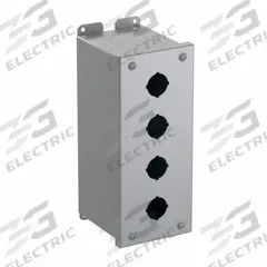 HAMMOND Push Button Enclosure: 30mm, 4 Holes, Carbon Steel, NEMA 12/13 (MPN 1437D). Key specifications — attr211299: HAMMOND; attr1043605: Indoor Dust & Water Droplets.