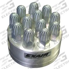 EXAIR Air Gun Nozzle: For 1213-12, Aluminum/Zinc, 2 15/16 in Extension Lg, OSHA Pressure Compliant (MPN 1111-12). Key specifications — attr66393: Aluminum; attr66401: Yes.