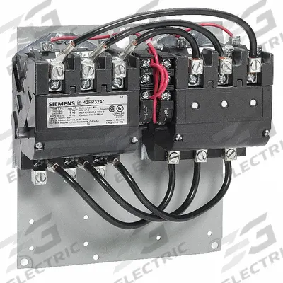 Siemens Magnetic Contactor: Reversing, 3 Poles, NEMA Size 2, 45 A - Reversing NEMA Contactors