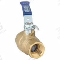 MILWAUKEE VALVE Manual Two-Way Ball Valve: 3/4 in, Brass, Straight, FNPT x FNPT, Full Port Ball Port (MPN BA-475BMS 3/4). Key specifications — Brand: MILWAUKEE VALVE; Handle: Memory Stop Locking Lever.
