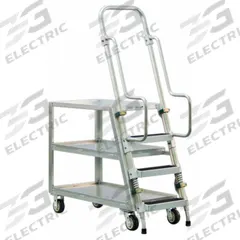 APPROVED VENDOR Vertical-Access Utility Cart: 800 lb, 52 in L x 22 in W x 70 in H Overall Dim (MPN 50061). Key specifications — Caster Wheel/Tread Material: Polyolefin; Brand: APPROVED VENDOR; Caster/Wheel Configuration: (2) Swivel.