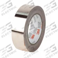 3M Conductive Electrical Tape: 1 in Wd, 36 yd Lg, 2.6 mil Thick, 600 V Volt Rating, Brown, Acrylic (MPN 1194)