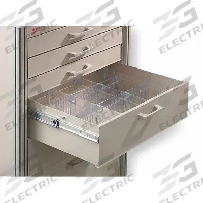 METRO Drawer Divider Kit for Medical Carts: 5 1/2 in Overall Ht, 1/2 in Overall Wd - Drawer Divider Kits for Medical Carts