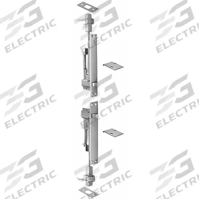 ROCKWOOD Door Bolt: Flush Bolt, 6 3/4 in Ht, 1 in Wd - Door Bolts
