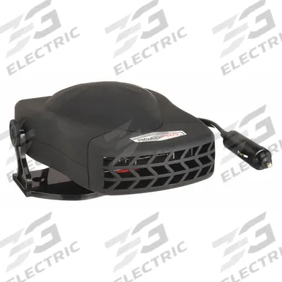 ROADPRO Automotive Fan: 12V Port Plug/6 ft Power Cord/Mounting Hardware, Metal/Plastic - Portable Auxiliary Heaters