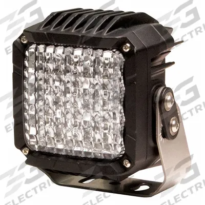 ECCO Vehicle Work Light: Square, Flood, LED, Bracket, Pigtail, Universal, Surface Mount - Vehicle Floodlights