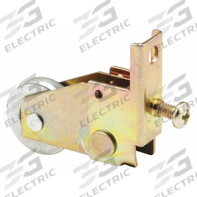 PRIME-LINE Roller Assembly: Roller Assembly, 1 1/2 in Overall Ht, 1 5/8 in Overall Lg - Screen Door Hardware