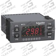 SCHNEIDER ELECTRIC PLC: (5) Analog/(6) Digital, (5) Analog/(6) Digital, 12 to 24V AC : 24V DC (MPN TM171OFM22R). Key specifications — attr211240: SCHNEIDER; attr1072668: Clock Included; attr1075941: (6) Digital; attr1075943: (6) Digital.