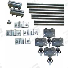 GLEASON Festoon System Kit: C-Rail, 50 ft – 50 ft, 59 ft Min Cable/Hose Required, Flat (MPN FCG15571). Key specifications — Brand: GLEASON; Compatible Cable Type: Flat; Included Components: C Track; Track Type: C-Rail.
