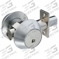 ABLOY Deadbolt Lock: Cylindrical, 1 3/4 in Door Thick - Max, Chrome (MPN ME152T 625-KA). Key specifications — ADA Compliant: No; Brand: ABLOY; Cylinder Core Type: Conventional Core Cylinder; Finish: Bright Chromium-Plated; Keyway Type: Protec2; Visual Indicator Message: No Message; Includes Core: Core Included; Ligature Resistance: Not Ligature-Resistant.