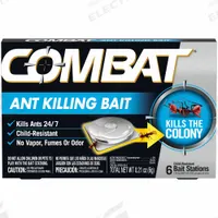 COMBAT Ant Killer Trap: For Use On Crawling Insects, Bait Box Trap, Indoor/Outdoor Use, 72 PK (MPN 45901). Key specifications — Brand: COMBAT; Indoor/Outdoor Use: Indoor/Outdoor; Insect Group: Crawling; Targeted Insects: Ants; Trap Style: Bait Box.