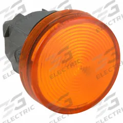 SCHNEIDER ELECTRIC Pilot Light Head: 22 mm Panel Mounting Hole Dia, Orange, Fresnel, LED, XB4 Series (MPN ZB4BV053S). Key specifications — Brand: SCHNEIDER; Compatible Lamp Module Type: Universal LED Module; Compatible with Series: XB4.