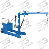 VESTIL Engine Crane: Engine Crane, Steel, 0.25 ton Load Capacity, 3 Boom Positions, Blue (MPN CBFC-500). Key specifications — Lifting Actuator: Hydraulic Pump; Product Type: Engine Crane; Color: Blue; Frame Material: Steel; Brand: VESTIL.