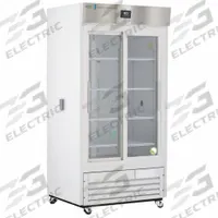 AMERICAN BIOTECH SUPPLY Chromatography Refrigerator: 33 cu ft, Upright, 1°C to 10°C, Sliding Glass (MPN ABT-HC-CP-33). Key specifications — Door Opening Style: Sliding; Color: White; Alarm Type: Temperature; Manufacturer Part Number: ABT-HC-CP-33; Brand: AMERICAN BIOTECH SUPPLY; Product Type: Chromatography Refrigerator; Door Type: Sliding Glass; Refrigerant Type: R-290.