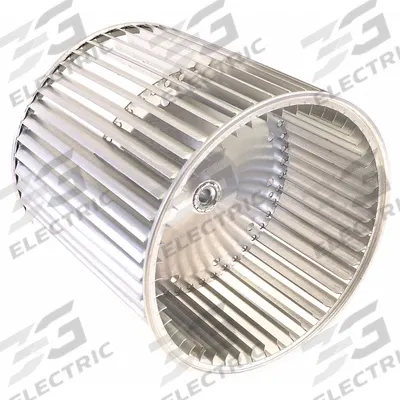 YORK Blower Wheel: 10 in Dia, 10 in W, CW Closed End, Steel Wheel, 1 Inlets - Dual-Inlet Forward-Curved Blower Wheels