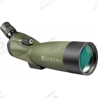 BARSKA Spotting Scope: 20x to 60x, 91 ft @ 1000 yd (20x)/91 ft @ 1000 yd (60x), Angled (MPN AD11284). Key specifications — Color: Green; Magnification: 20x to 60x; Field of View: 91 ft @ 1000 yd (60x); Weather Resistant: Fog Resistant; Brand: BARSKA; Product Type: Spotting Scope.