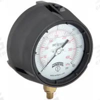 WINTERS Process Pressure Gauge: 0 psi to 60 psi, White, 4 1/2 in Dial, 1/4 in NPT Male, Bottom, PPC (MPN PPC5083-G-SG.). Key specifications — Brand: WINTERS; Pointer Color: Black; Accuracy: ±0.5%; Dial Color: White; Gauge Wetted Parts: Brass / Bronze; Case Material: Phenolic; Vibration Resistance Properties: Liquid-Filled; Pressure Range: 0 psi to 60 psi.