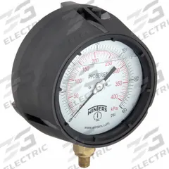 WINTERS Process Pressure Gauge: 0 psi to 60 psi, White, 4 1/2 in Dial, 1/4 in NPT Male, Bottom, PPC (MPN PPC5083-G-SG.). Key specifications — Brand: WINTERS; Pointer Color: Black; Accuracy: ±0.5%; Dial Color: White; Gauge Wetted Parts: Brass / Bronze; Case Material: Phenolic; Vibration Resistance Properties: Liquid-Filled; Pressure Range: 0 psi to 60 psi.