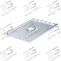 VOLLRATH Steam Table Pan Cover: Sixth Size, Rectangular, 22 ga Gauge, NSF Certified, 1 in Overall Dp (MPN 75160). Key specifications — Brand: VOLLRATH; Dishwasher Safe: No; NSF Certified: Yes; Product Type: Steam Table Pan Cover; Manufacturer Part Number: 75160.