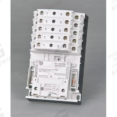 GE Lighting Magnetic Contactor: 10 Poles, 277V AC, 30 A, 2-Wire - Electrically Held Lighting Contactors