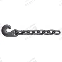 PEERLESS Straight Chain: 1/2 in Trade Size, 80 Chain Grade, Alloy Steel, Grab Hook, 18 in Overall Lg (MPN 574480818). Key specifications — Brand: PEERLESS; Hook Type Included: Grab Hook.