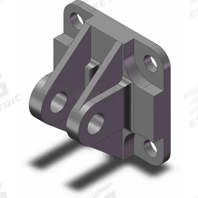 SMC Mounting Bracket: Clevis, Fits 40 mm Bore Dia - Clevis Mounting Hardware