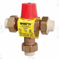 WATTS Thermostatic Mixing Valve: 1/2 in Inlet Connection Size, 1/2 in Outlet Connection Size (MPN 0006272). Key specifications — Brand: WATTS.