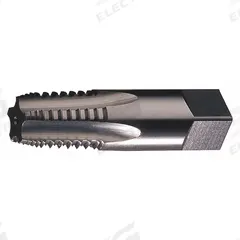 CLEVELAND Pipe and Conduit Thread Tap: 1/2"-14 NPT, 5 Flute, Semi-Bottoming Chamfer (MPN C64101)