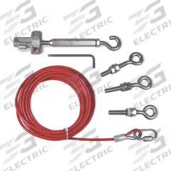 OMRON Cable Kit: ER1022 (MPN 44506-2720). Key specifications — Brand: OMRON; Compatible Product Type: Emergency Stop Cable Pull Switches; Product Type: Cable Kit; Compatible with Series: ER1022; Manufacturer Part Number: 44506-2720; Includes: Tensioner Gripper.