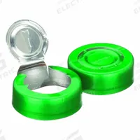 Lab Bottle Caps: 20 mm Dia, Green, Aluminum, Unlined, 1,000 Closures Included, Colored (MPN 224193-07). Key specifications — Clarity: Colored; Septa Included: No; Vented: No; Brand: WHEATON; Closure Color: Green; Closure Liner Material: Unlined.