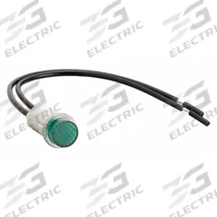 APPROVED VENDOR Raised Panel Light: Green, 12 mm Panel Mounting Hole Dia, Neon, Nylon, Lens Included (MPN 20C853). Key specifications — Brand: APPROVED VENDOR; Electrical Connection: 6 in Wire Leads.