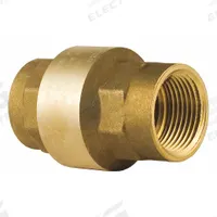 BONOMI VALVE: Swing, Inline Valve Body, 1/2 in Pipe Size, FNPT x FNPT, Brass, Female, NPT, NPT, Std (MPN 100012LF-1/2"). Key specifications — Brand: BONOMI.