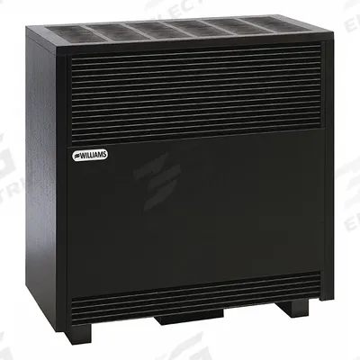 WILLIAMS COMFORT PRODUCTS Hearth Heater: Propane, Solid Face Cabinet - Freestanding Vented Gas Floor Heaters