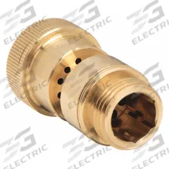 WATTS Dual Check Vacuum Breaker: LFN9-CD, 3/4 in Pipe Size, FGHT x MGHT, 5 gpm Flow Rate, Brass, GHT (MPN LFN9CD). Key specifications — Brand: WATTS; Connection Type: FGHT x MGHT.