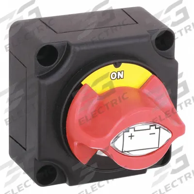 BATTERY DOCTOR Battery Disconnect Switch: In-Line Rotary, In-Line, Negative, 12V - Battery Disconnect Switches