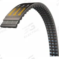 CONTINENTAL Banded Cogged V-Belt: 3/3VX450, 3 Ribs, 45 in Outside Lg, 3/8 in Top Wd, 5/16 in Thick (MPN 20040641). Key specifications — Belt Material: EPDM.