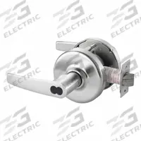 CORBIN Door Lockset: Classroom Lever Locksets, Chrome, ADA Compliant, LFIC (MPN CLX3355 AZD 626 CL6). Key specifications — Ligature Resistance: Not Ligature-Resistant; Brand: CORBIN; Lockset Function ANSI Code: F84; Visual Indicator Message: No Message; Lockset Style: Armstrong Lever; ADA Compliant: Yes; Finish: Satin Chromium-Plated.