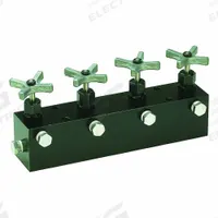 ENERPAC Control Manifold: 1 Inlet Ports, 4 Outlet Ports, 10,000 psi Max Pressure, M4A, Single-Acting. Key specifications — attr1018424: M4A; attr1018428: ENERPAC.