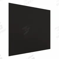 HADRIAN Partition Panel: Stainless Steel, Powder-Coated, Black, 58 in Ht, 34 in Wd, 1 in Thick (MPN 530034-510). Key specifications — Door Swing: Left Hand In/Right Hand Out; Brand: HADRIAN; Color: Black; Finish/Texture: Powder-Coated.